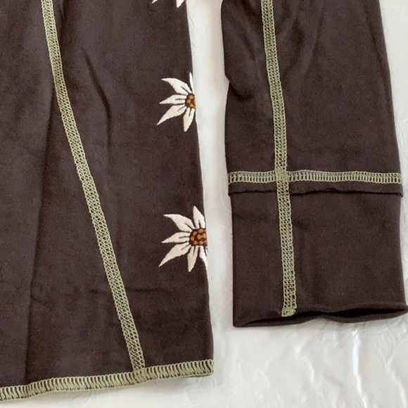 Alp-n-Rock EDELWEISS Turtleneck Top -Chocolate - Picture 8 of 16